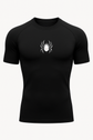 Premium Black Compression Shirt with Original Logo