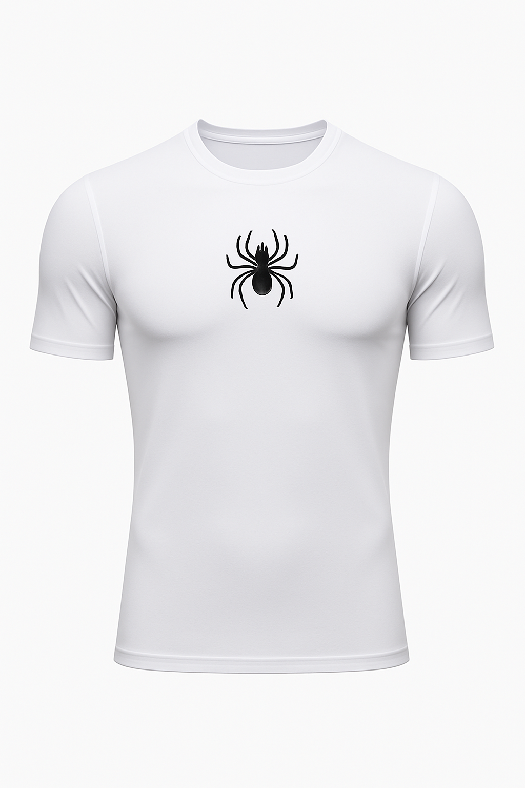 Premium White Compression Shirt with Original Logo