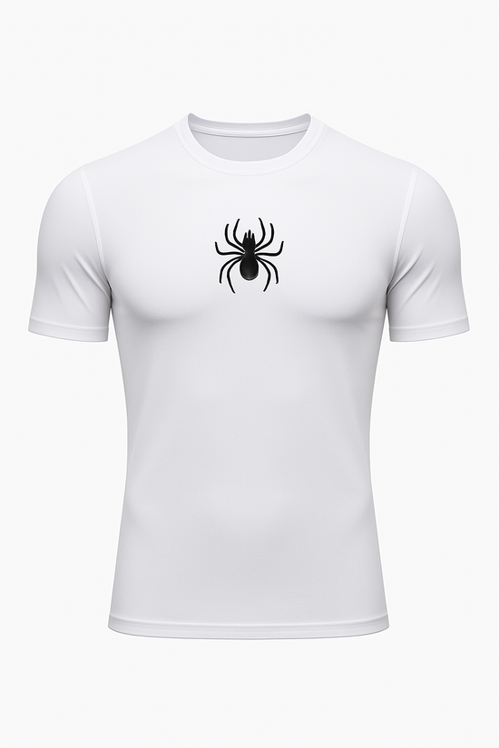 Premium White Compression Shirt with Original Logo