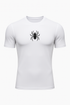 Premium White Compression Shirt with Original Logo